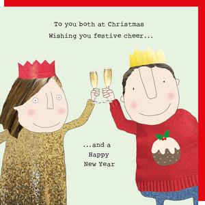 Rosie Made A Thing Both Cheer Christmas Card