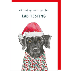 Rosie Made A Thing Lab Test Christmas Card