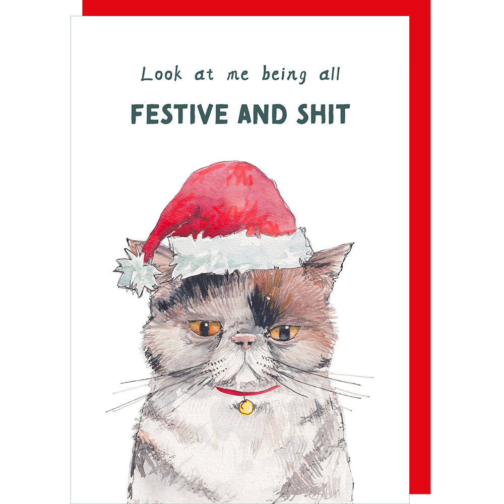 Rosie Made A Thing Festive Christmas Card