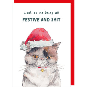 Rosie Made A Thing Festive Christmas Card
