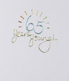 Mimosa - 65th Birthday Card