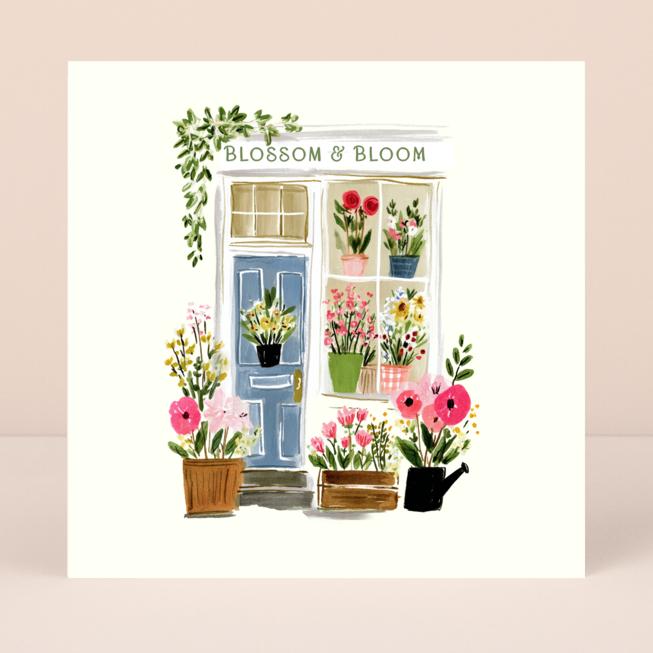Petimo - Blossom & Bloom Florist Flowers Up Your Street Blank Card