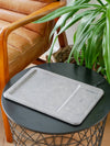 Steepletone UK Ltd - PU Leather Wireless Charging Vanity Tray: Grey