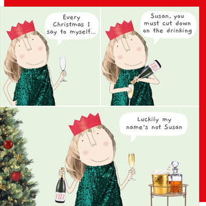 Rosie Made A Thing Xmas Susan Christmas Card