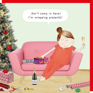 Rosie Made A Thing Wrapping Christmas Card