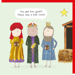 Rosie Made A Thing Gold Limit Christmas Card