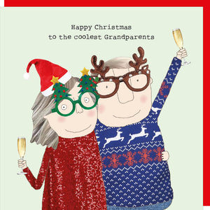 Rosie Made A Thing Grandparents Cool Christmas Card