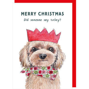 Rosie Made A Thing Turkey Christmas Card