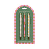 Designworks Collective - Designworks Ink A Dopo Set of 3 Pens - Flower Stripe Lemon