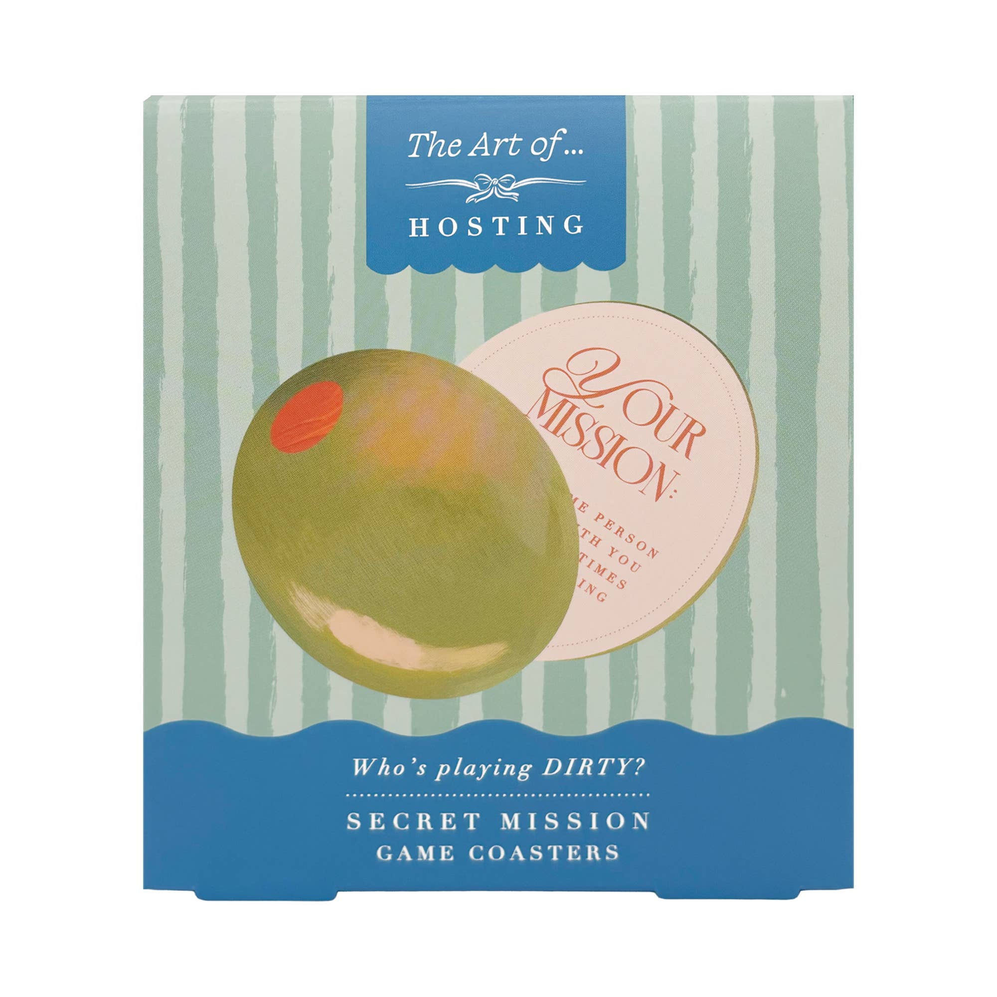 Portico Designs - Art of Hosting Secret Mission Game Coasters