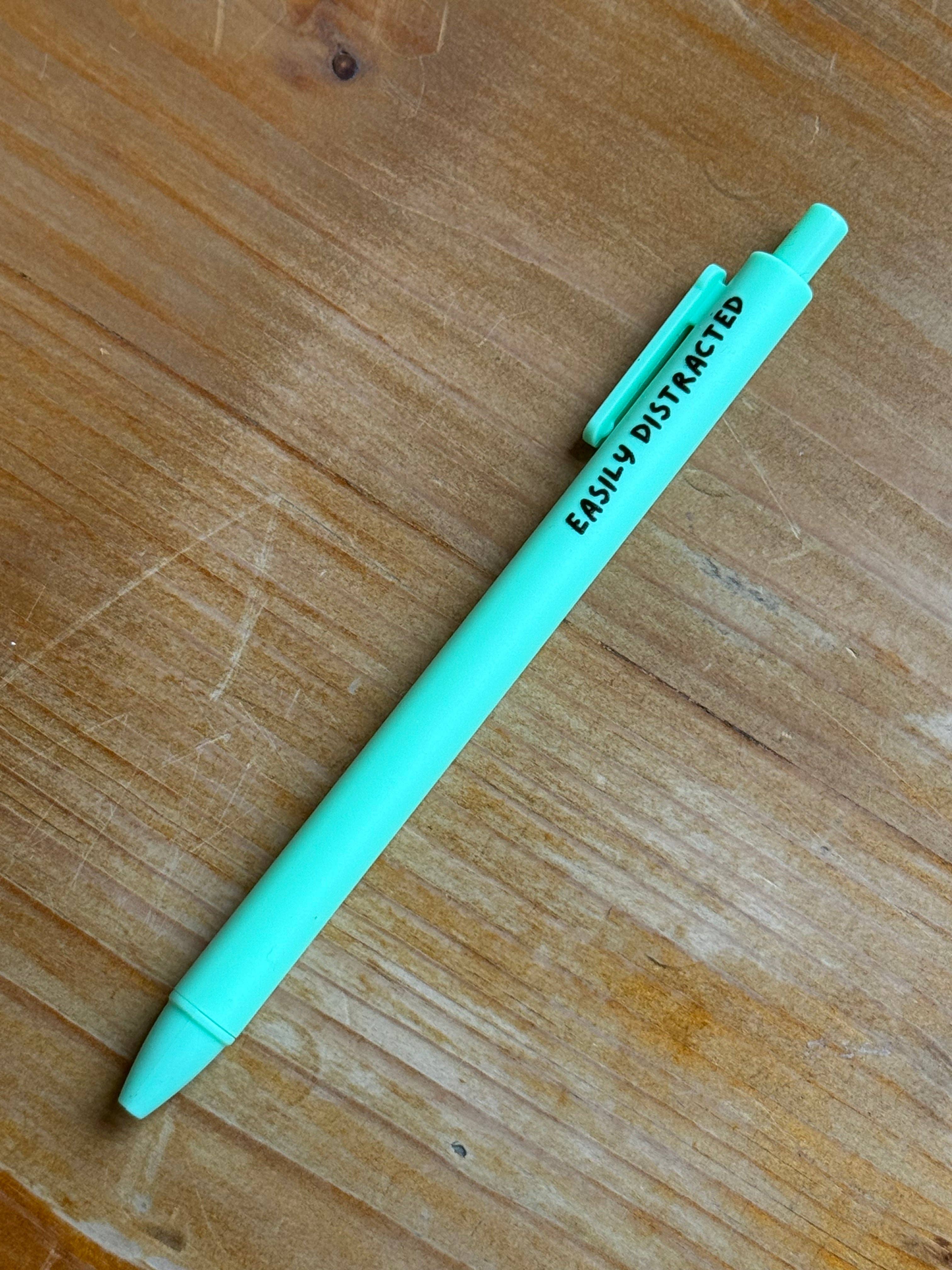 Quirky Doodles - Funny Quote Pens: Lilac Purple