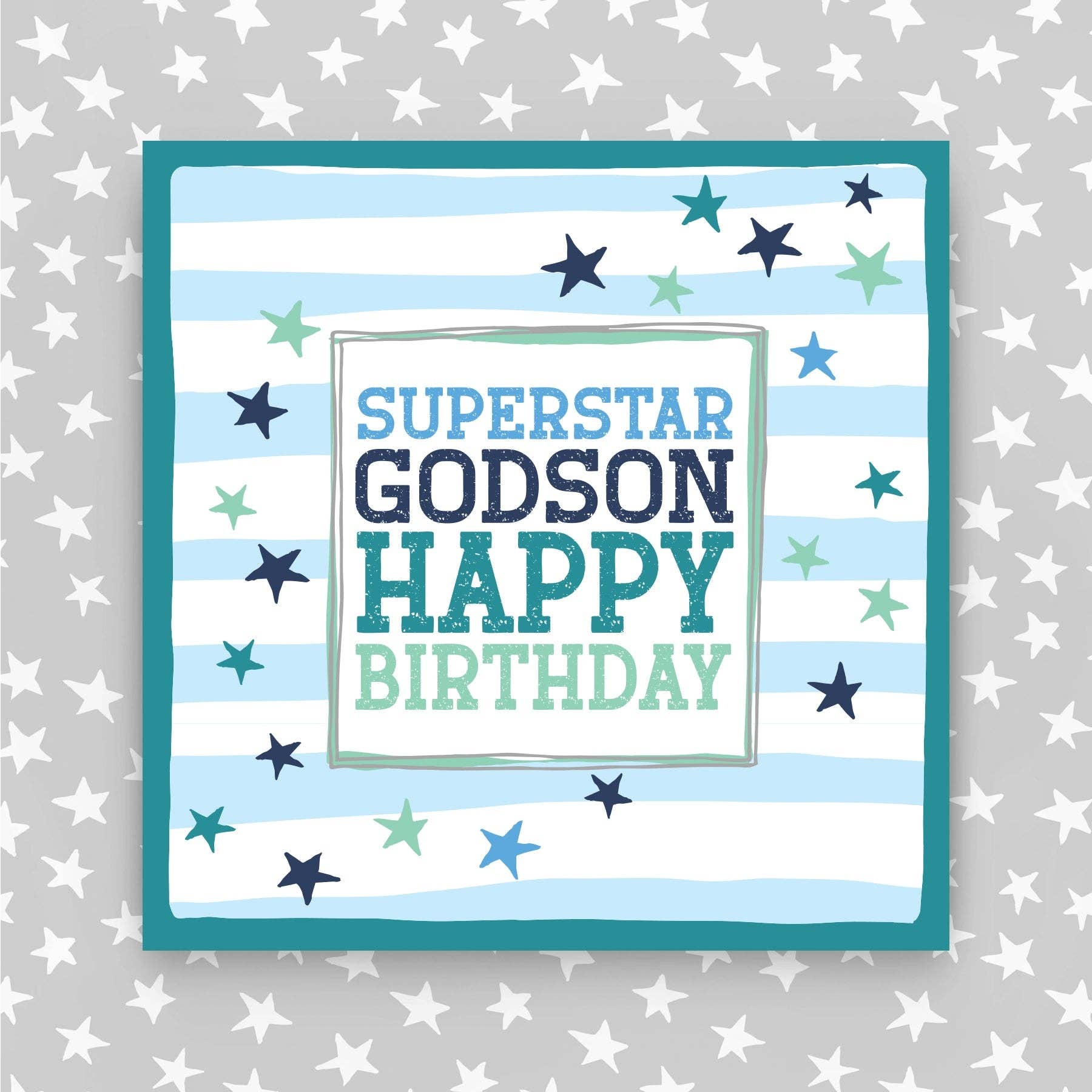 Superstar Godson Molly Mae Birthday Card