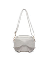 Beau White Crossbody Bow Bag