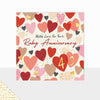 Aurora Ruby Wedding Anniversary Card