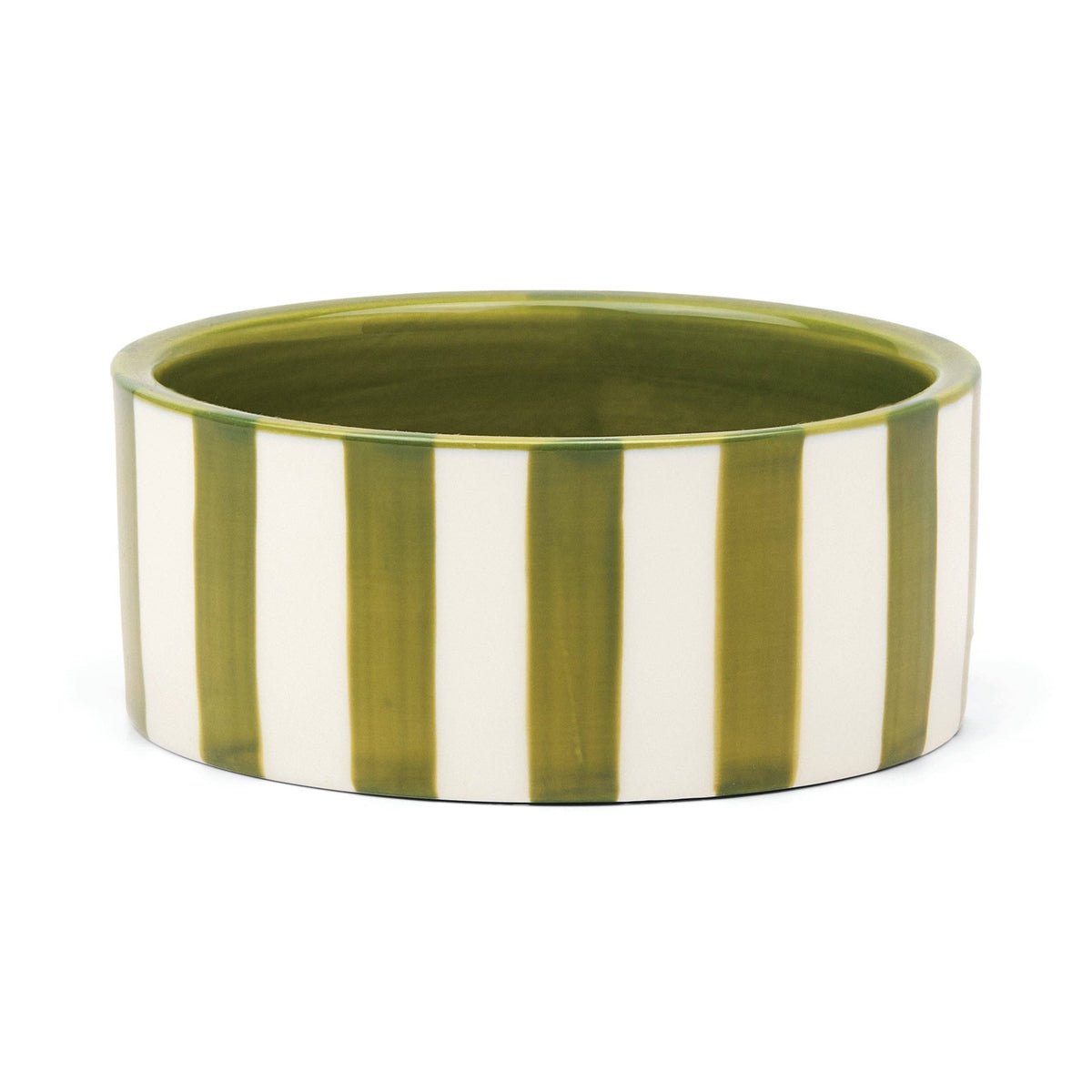 Designworks Collective - The Izzy Wine Coaster - Green Stripe