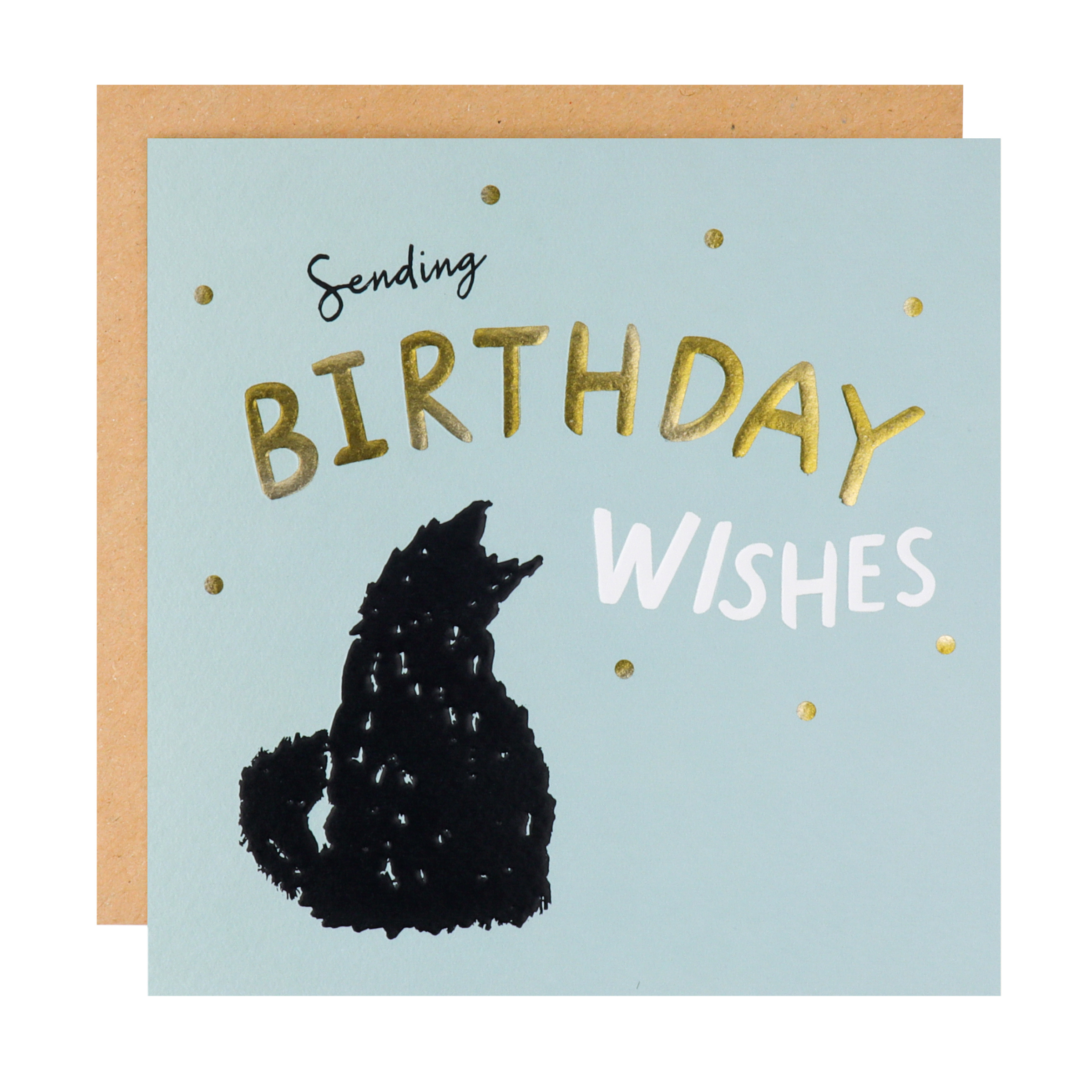 Cardology - Battersea Sending Birthday Wishes Cat Birthday Card