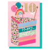 Louise Tiler - Age 10 Pink Cake Slice Card