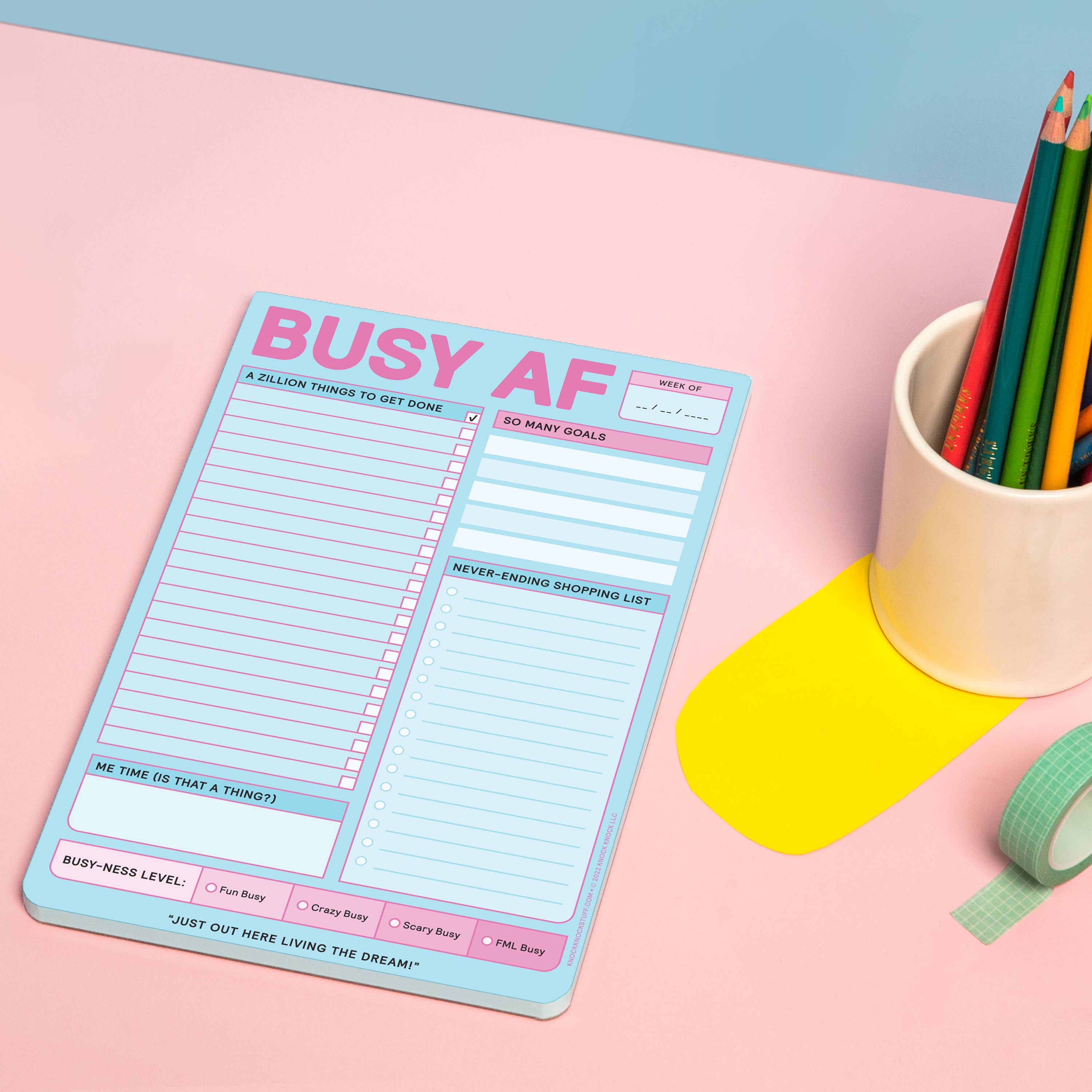 Abrams & Chronicle Books - Knock Knock Busy AF Pad