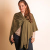 Zelly Green Pull Through Poncho