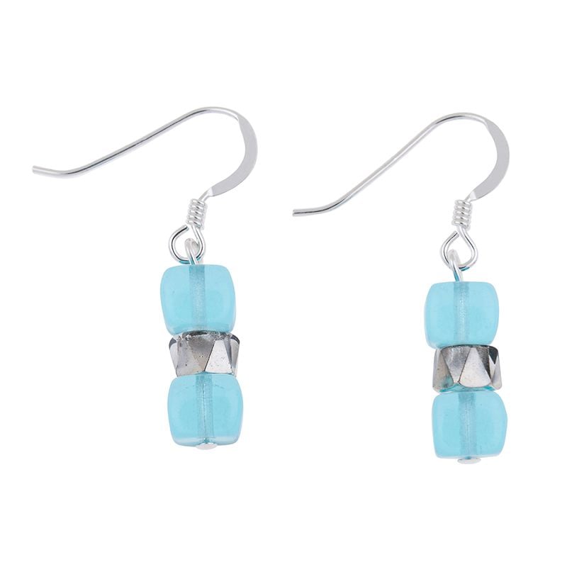 Carrie Elspeth Turquoise Sparkle Earrings