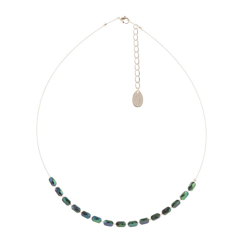 Carrie Elspeth Dark Green Aspects Links Necklace