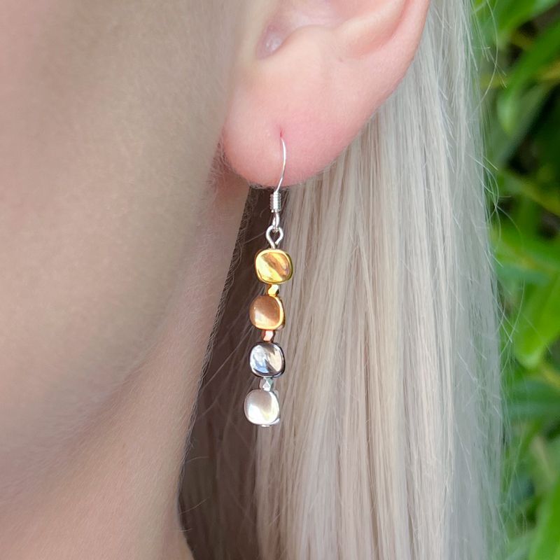 Carrie Elspeth Metallic Prisms Earrings