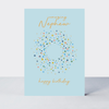 Petimo - In The Mix Nephew Confetti Gold Foil Card