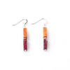 Carrie Elspeth Jewellery - Rainbow Jasper Earrings: Red/Orange