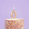 Hootyballoo - Gold Number '0' Candle