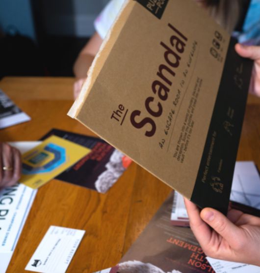 The Scandal Puzzle Post escape room game