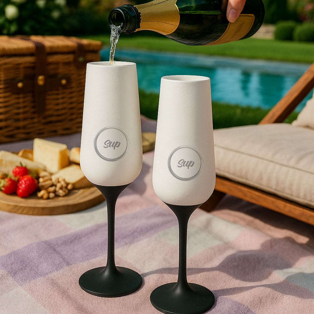 Sup - Flowers Insulated Champagne Flute