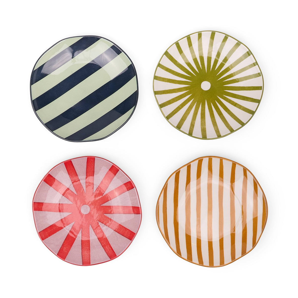 Designworks Collective - The Marley Appetizer Plates - Set of 4