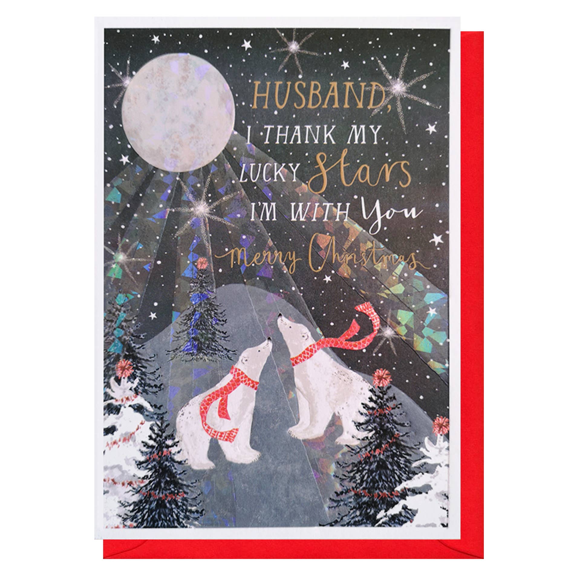 Louise Tiler - Husband Stars Christmas Card
