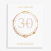 Joma Happy Little Moments '30th Birthday' Bracelet In Gold Plating