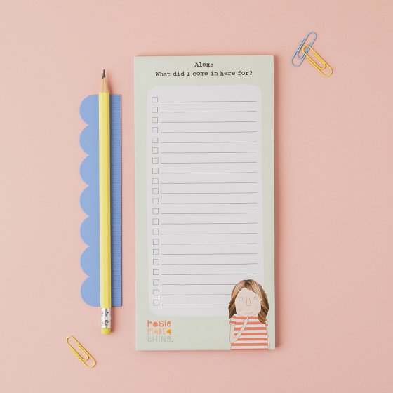 Rosie Made A Thing Come Here Listy Jots Notepad - More Than Just a Gift | Narborough Hall