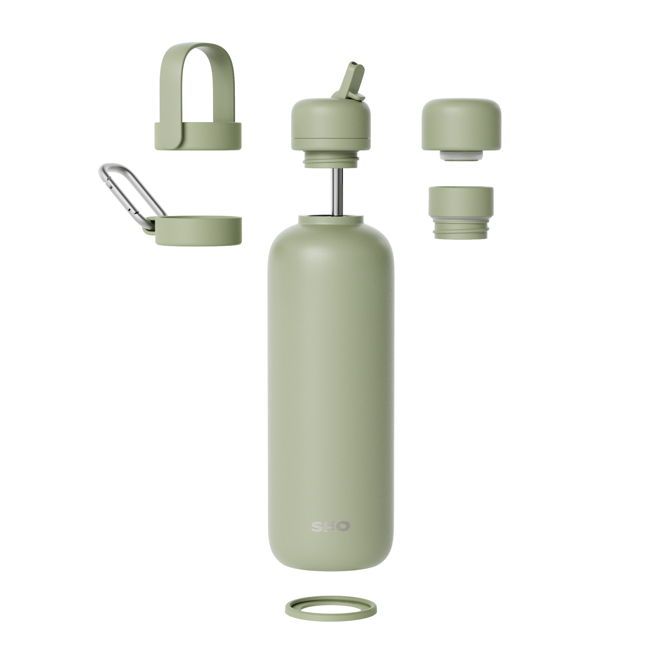 SHO - Newt┃Premium Insulated Water Bottle: Storm Loop / 500ml