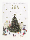 Mistletoe & Wine - Son Christmas Card