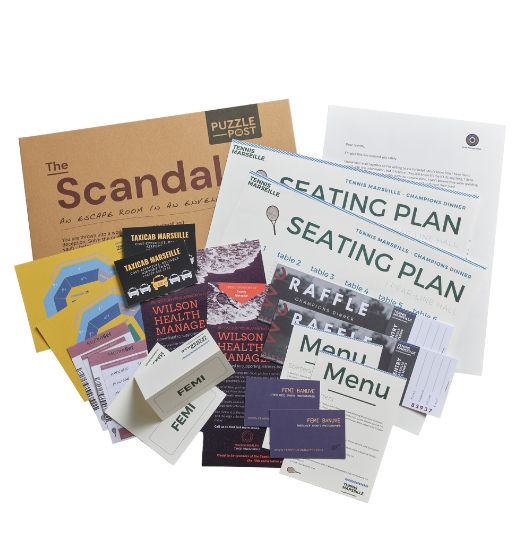 The Scandal Puzzle Post escape room game