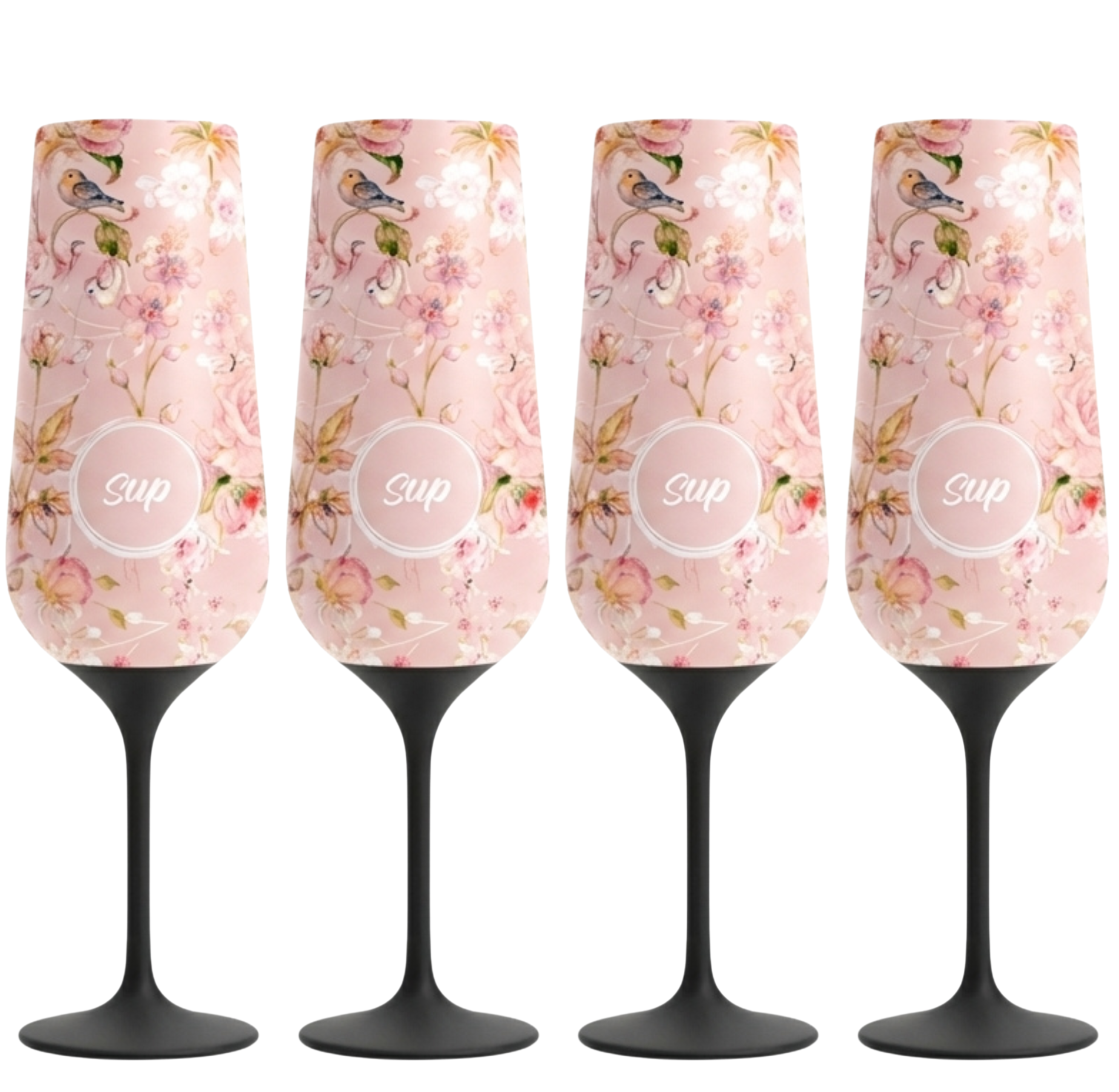 Sup - Flowers Insulated Champagne Flute