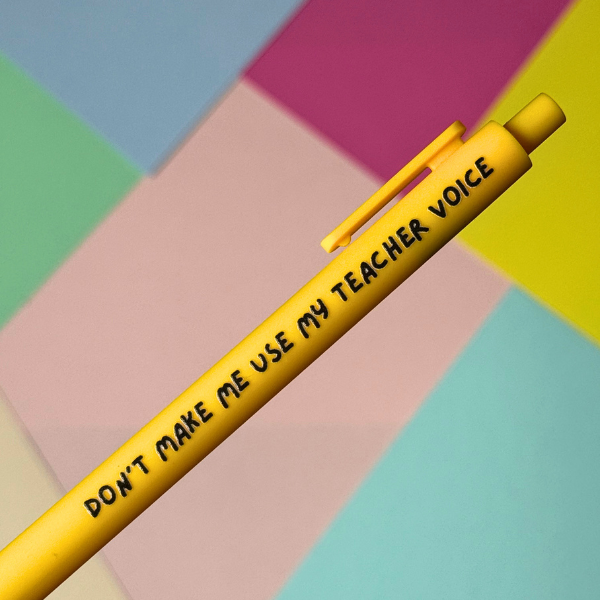 Quirky Doodles - Funny Quote Pens: Lilac Purple