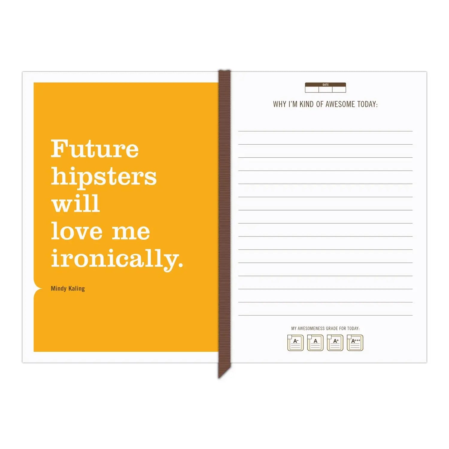 Abrams & Chronicle Books - Knock Knock I`m Kind of Awesome Mini Inner Truth Journal