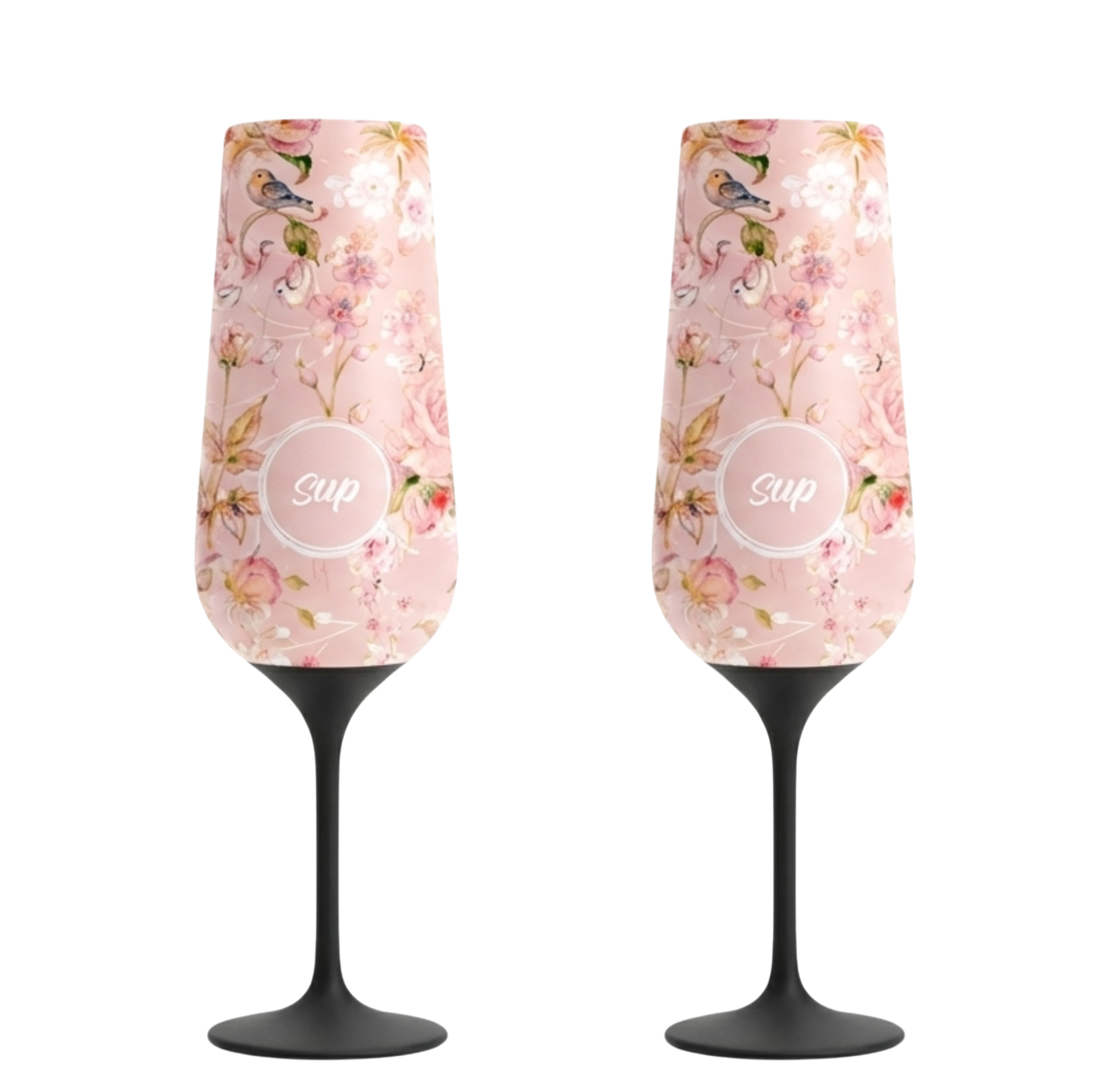Sup - Flowers Insulated Champagne Flute