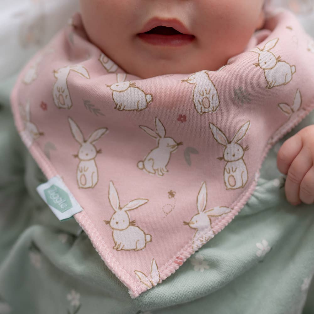 Ziggle Baby - Bunnies on Pink