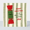 Petimo - Son Cracking Christmas Striped Fun Card
