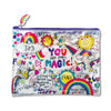 Rachel Ellen Designs - Clear PVC Pencil Case - You Are Pure Magic