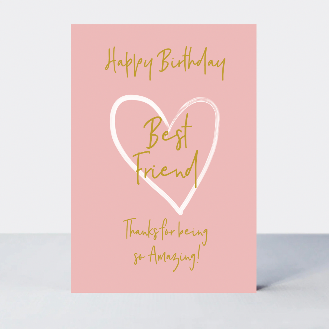 Wonderful You Best Friend Birthday Card