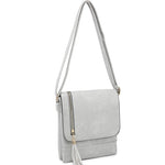 Crossbody Handbag - Light Grey
