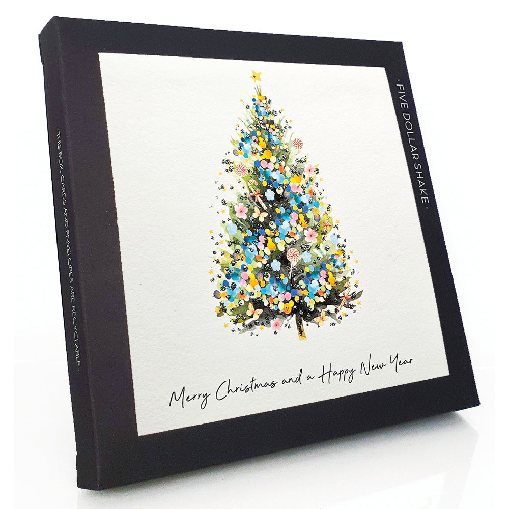 Five Dollar Shake Merry Christmas (Tree) Boxed Christmas Card