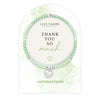 Life Charms Green and Silver Thank You Affirmations Bracelet - More Than Just a Gift | Narborough Hall
