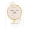 Life Charms Cream and Gold Especially For You Affirmations Bracelet - More Than Just a Gift | Narborough Hall